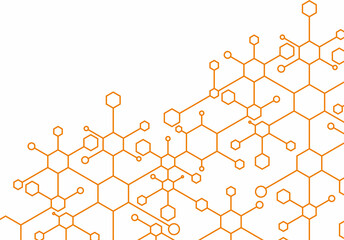 molecular sieve orange for background or foreground