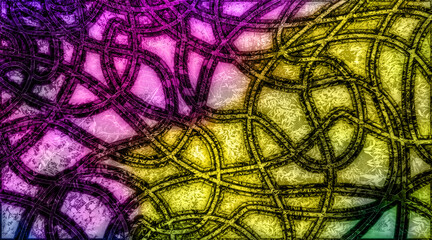 colorful abstraction,art,leaves