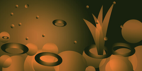 Abstract Background with Circles