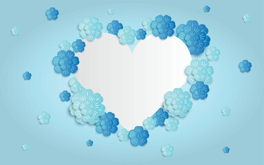 Heart & Flowers Pink