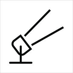 spotlights icon. Searchlight icon. vector illustration for mobile concept and web design on white background