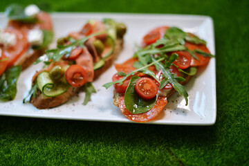 quick dishes with beautiful serving
