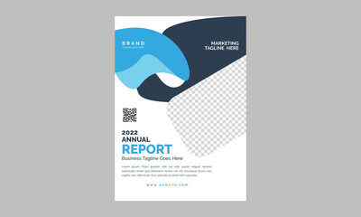 Business flyer cover layout