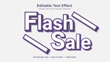 Flash Sale text effect style