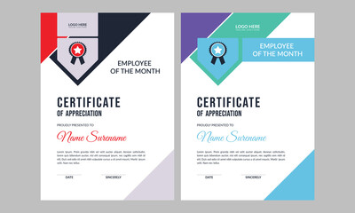 Certificate template