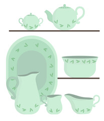 Kitchenware set for design
