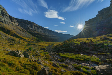 Circo de Soaso al atardecer
