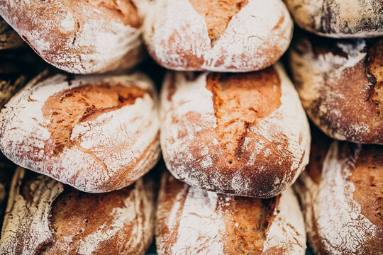 Bread baking industry, tasty pastry