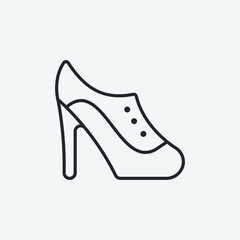 Heels vector icon illustration sign