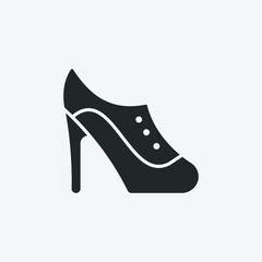 Heels vector icon illustration sign