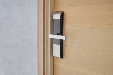 Digital door lock security systems for access protection of hotel, apartment door. Electronic door...