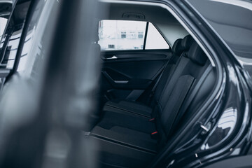 Back car seats in a new car