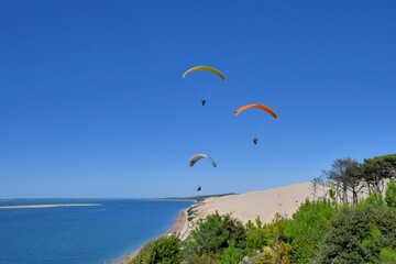 Paraglyding at the 