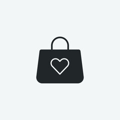 Shopping_bag vector icon illustration sign