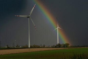wind turbine in the field © Bartosz