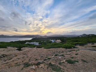landscape with mountains