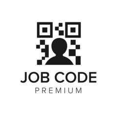 job code logo icon vector template