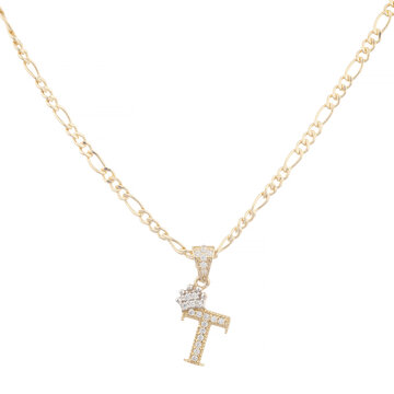 golden cross necklace