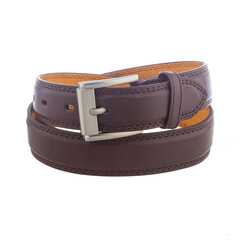 black leather belt