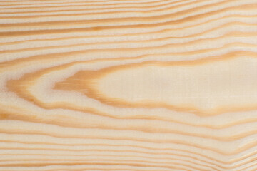 The natural pattern of a clean and freshly cut pine tree plank. Wood grain structure