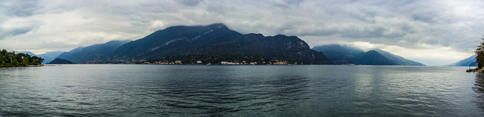Fototapeta na wymiar View on Lake Como, Lombardy - Italy