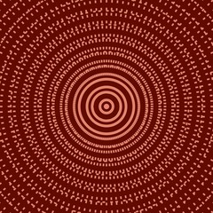 Mandala decoration. Spider web texture. Circle vector background. Brown circle. Circle symbol. Abstract tunnel. Radar background.