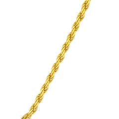 gold chain isolated on white background