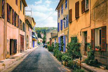 Obraz na płótnie Canvas Backstreet av the idyllic town of Cotignac