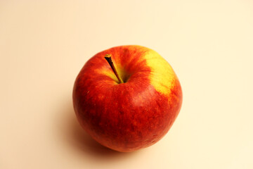Beautiful big red apple background