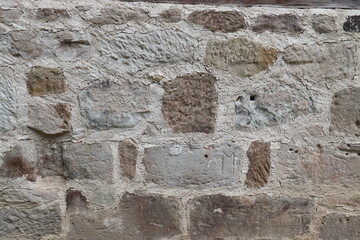 Hintergrund Steinmauer.