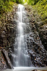 Fototapeta na wymiar Nuzhetiye Waterfall, Golcuk, Kocaeli, Turkey