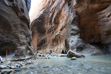 waterfall in the cave © maxwell