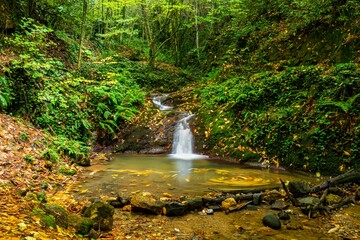 Nuzhetiye Waterfall, Golcuk, Kocaeli, Turkey