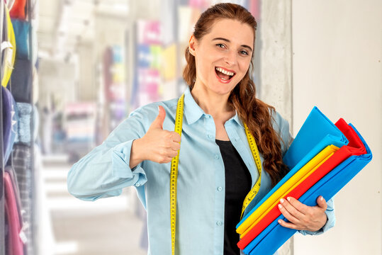 character clothing designer, fabric seller