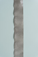 metallic silver crepe paper ribbon