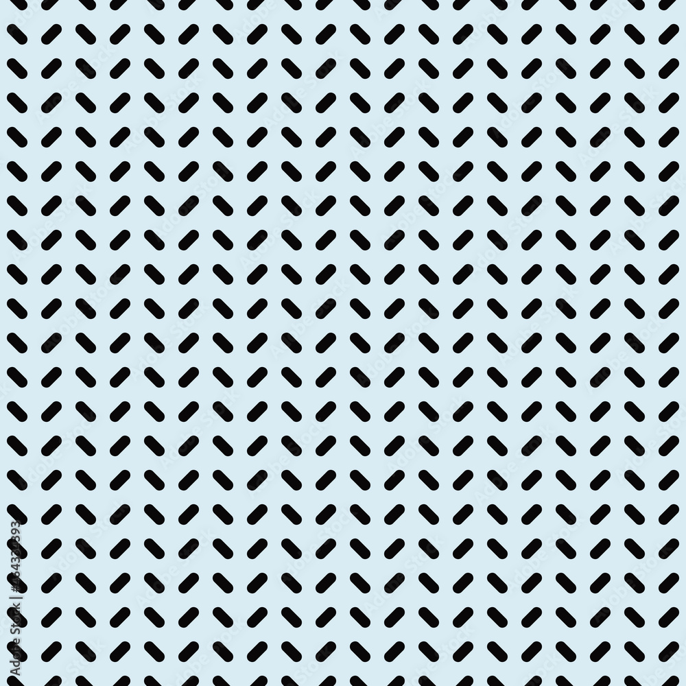 Fototapete diagonal shapes with rounded edges. the repeating black shapes create a mesh.