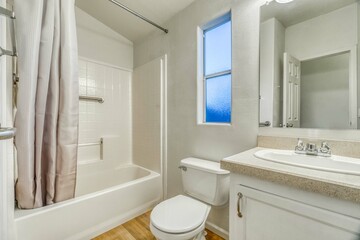 Interior home bathroom