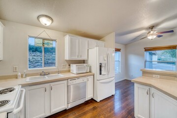 Interior home kitchen