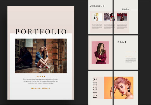 Minimal Fashion Portfolio Layout