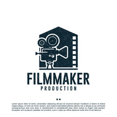 filmmaker , home , production , logo design template