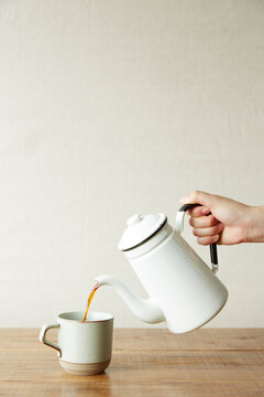 注がれるコーヒー