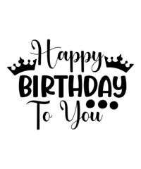 Happy Birthday SVG Files, Happy Birthday SVG bundle, Happy Birthday Cut File, Birthday Cake 