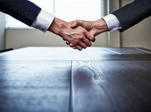 握手するビジネスマンの手