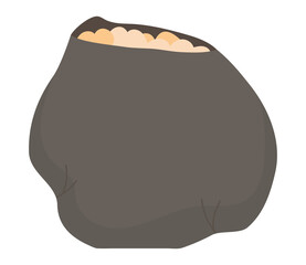 open trash bag