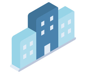 Fototapeta premium city buildings icon