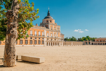 royal palace site of the villa de aranjuez, madrid, spain
