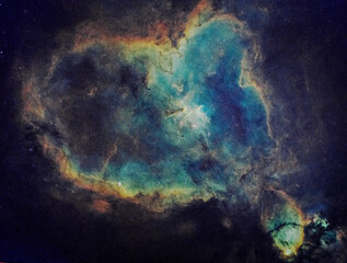 Obraz na płótnie Canvas heart nebula