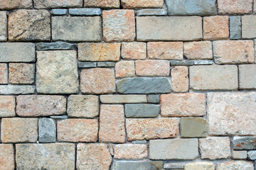 stone brick wall background. Stone texture.