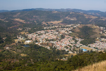Fototapeta na wymiar Mairiporã vista do Pico do Olho D'água