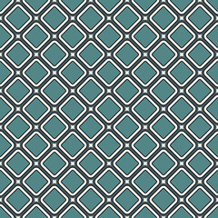 Contemporary geometric pattern. Repeated squares, diamonds motif. Simple ornament. Modern abstract background. Seamless surface design. Geo wallpaper. Digital paper, textile print.